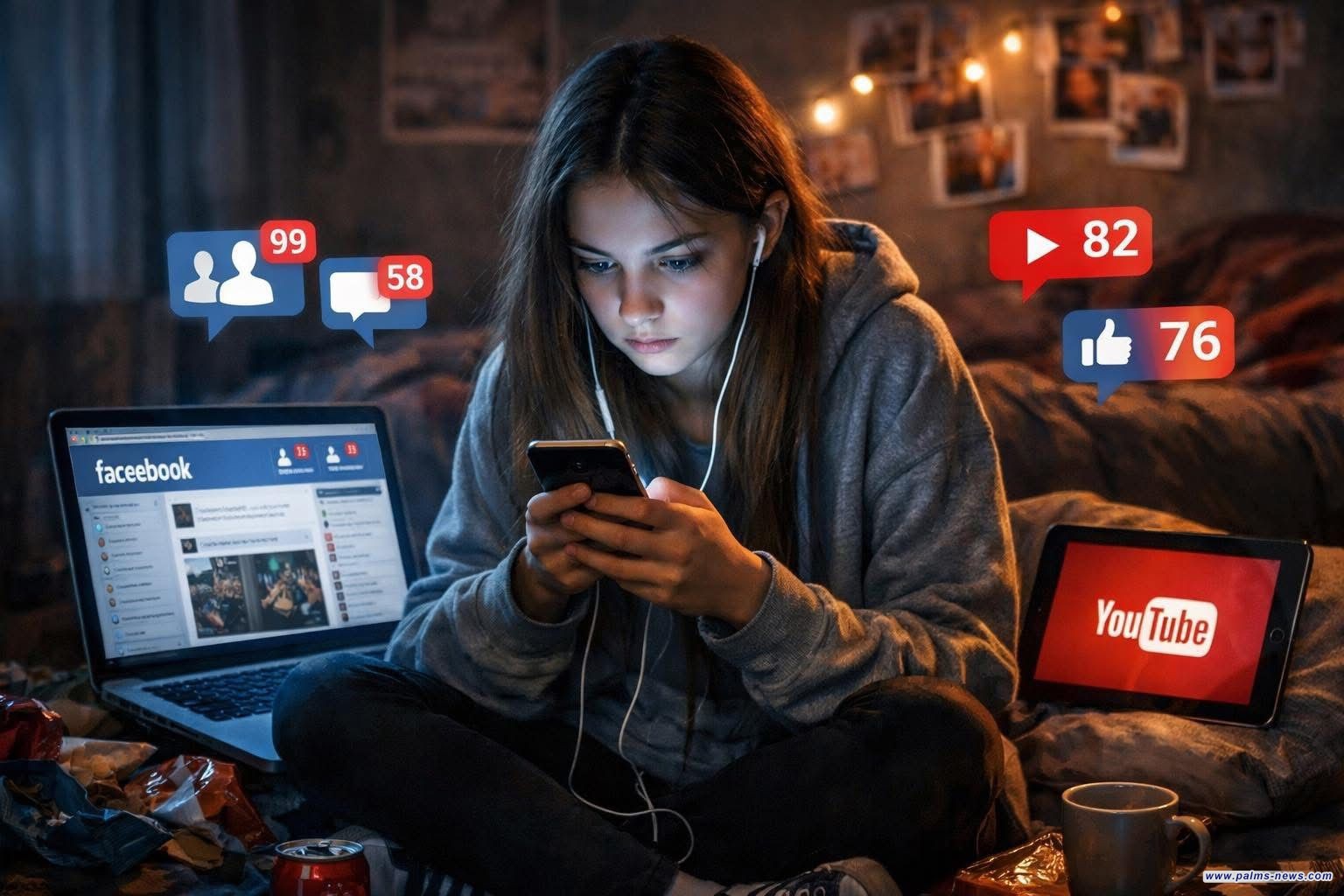 حكم غير مسبوق في لوس أنجلوس: تعويض شابة 6 ملايين دولار بسبب أضرار مواقع التواصل